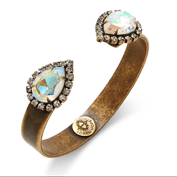 Loren Hope Iridescent Sarra Cuff Bracelet
